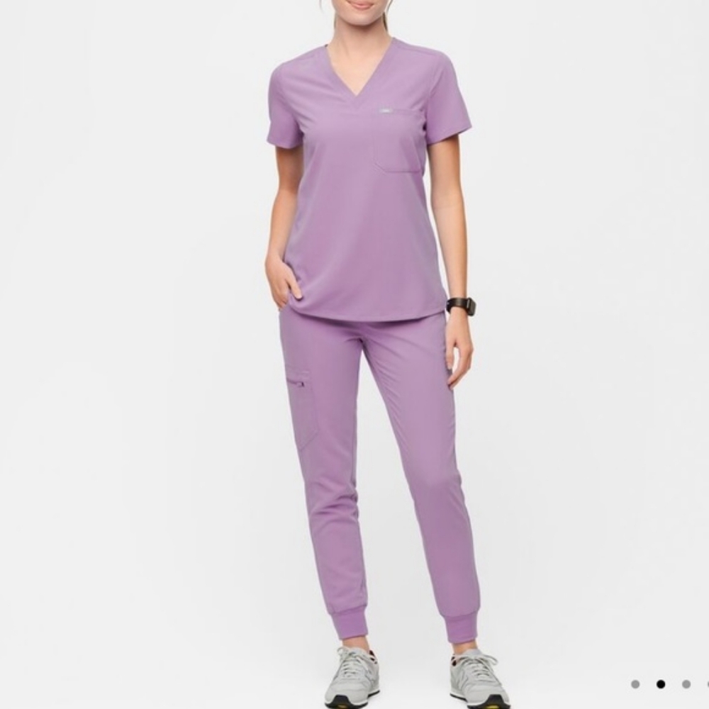 Figs Tall Scrub Set Lavender Dew